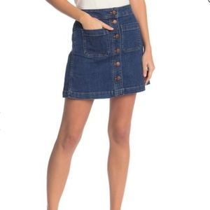 Madewell High Waisted Denim Skirt 00